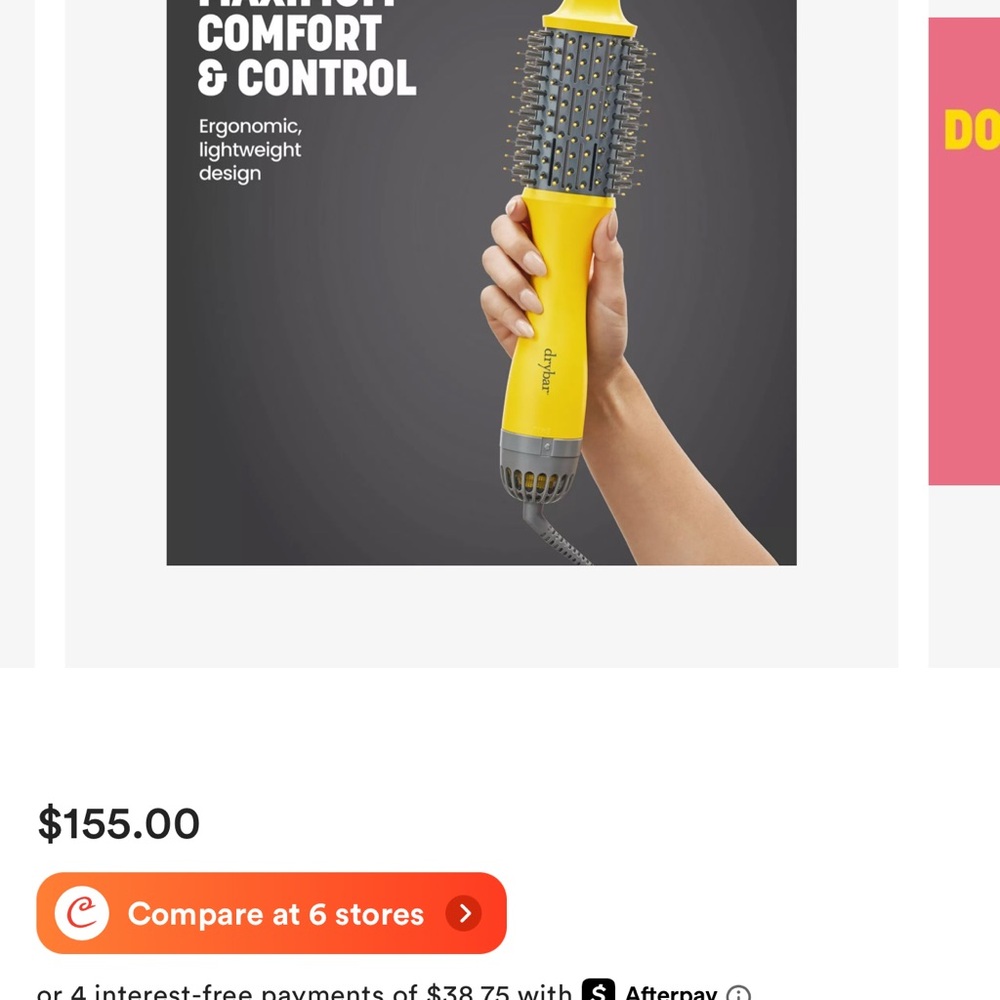 Drybar Yellow Blow-Dryer Brush